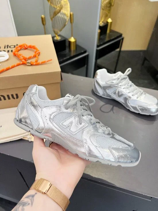 💯Authentic New Balance X Miu Miu 530 Sneakers - Picture 6 of 7